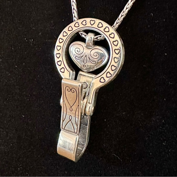 Brighton Badge Clip Necklace - Picture 7 of 10